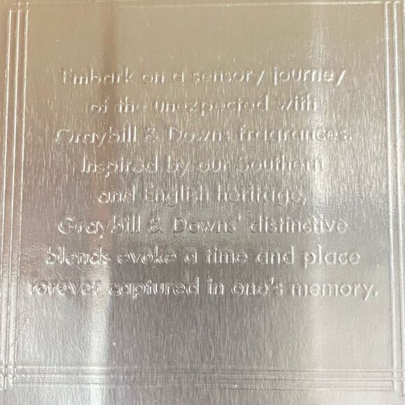 Graybill & Down's PEONY BOULE DE NEIGE "1932" CANDLE NIB Floral Cottagecore - Picture 15 of 15